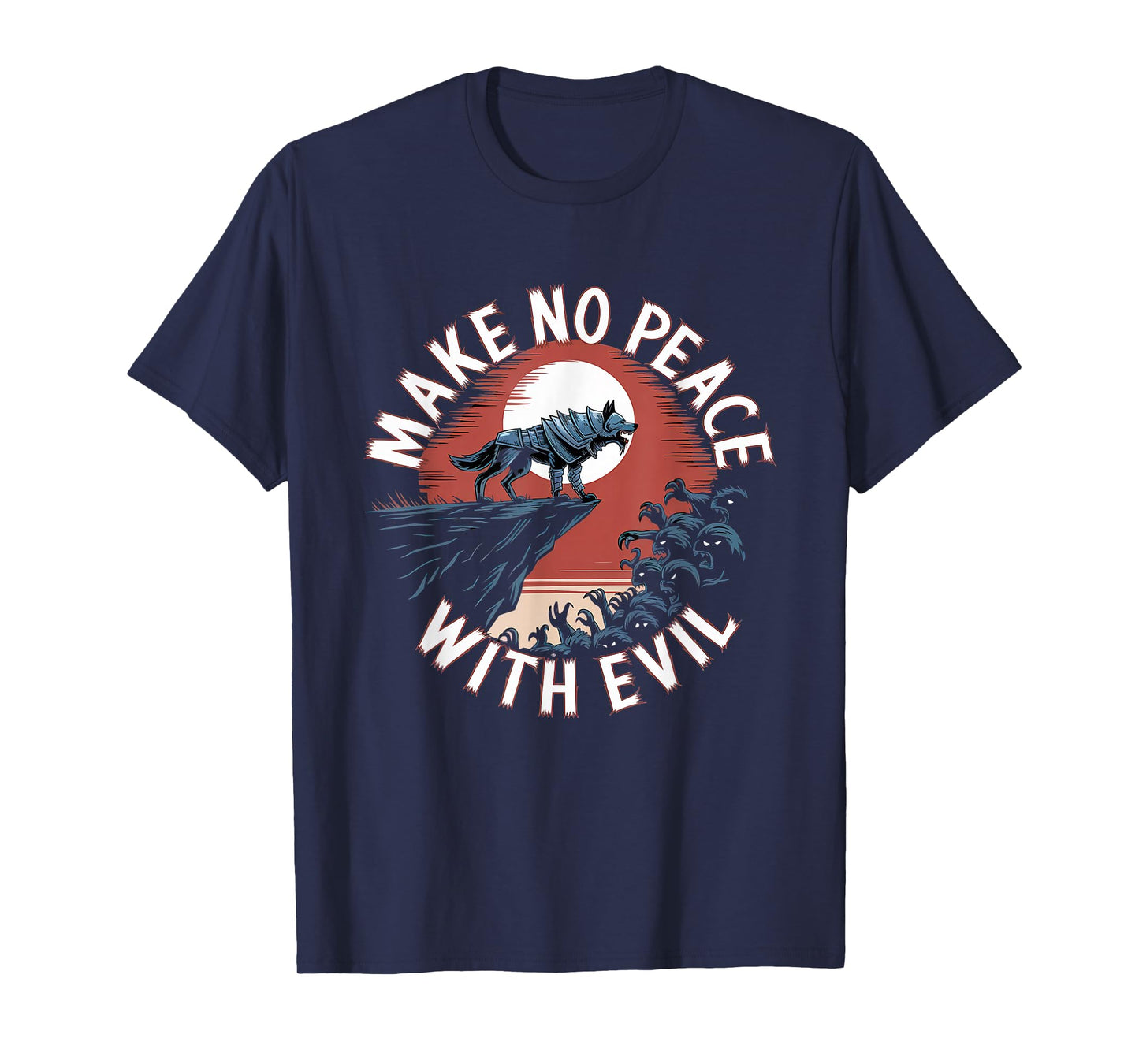 Make No Peace with Evil Tshirt Archangel Michael Jesus God T-Shirt