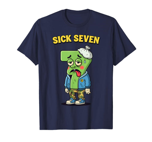 Sick Seven Funny Meme Trending 6 7 Halloween Costume Humor T-Shirt