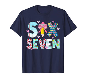 Six Seven Meme 67 Teacher Women Students Kids 6-7 Funny 6 7 T-Shirt