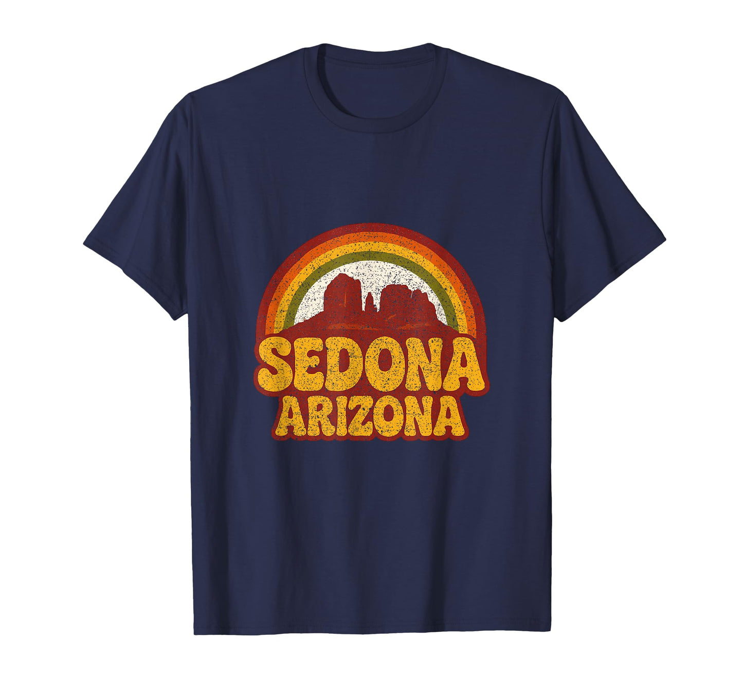 Sedona Arizona Retro Vintage Souvenir Hiking Mountains T-Shirt