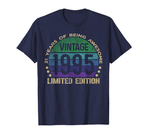 31 Year Old Gifts Vintage 1995 Limited Edition 31st Birthday T-Shirt