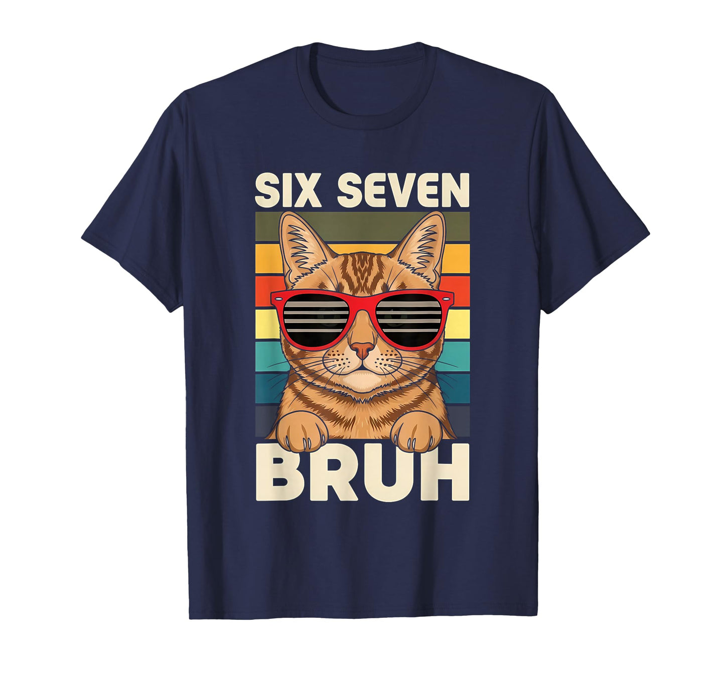 67 Animals Funny 67 Brainrot Youth Kids Cat 67 T-Shirt