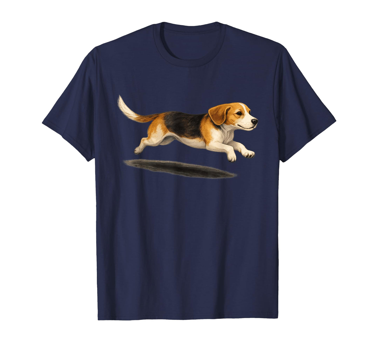 Funny Cute Running Beagle T-Shirt