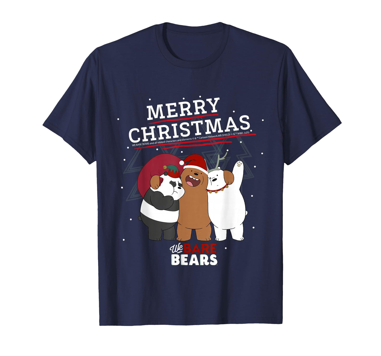 Merry Christmas We Bare Bears Holiday Cheer T-Shirt