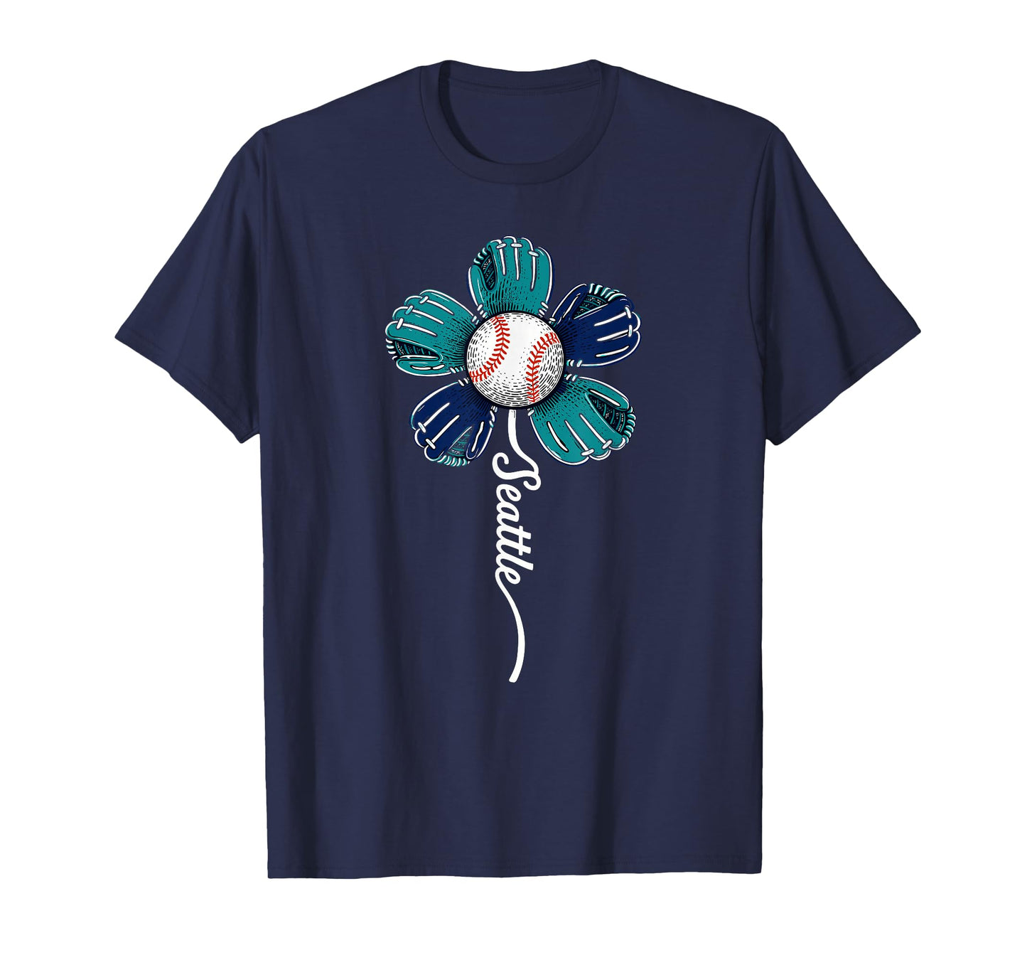 Seattle Flower for Men Women Boys Girls Kids T-Shirt