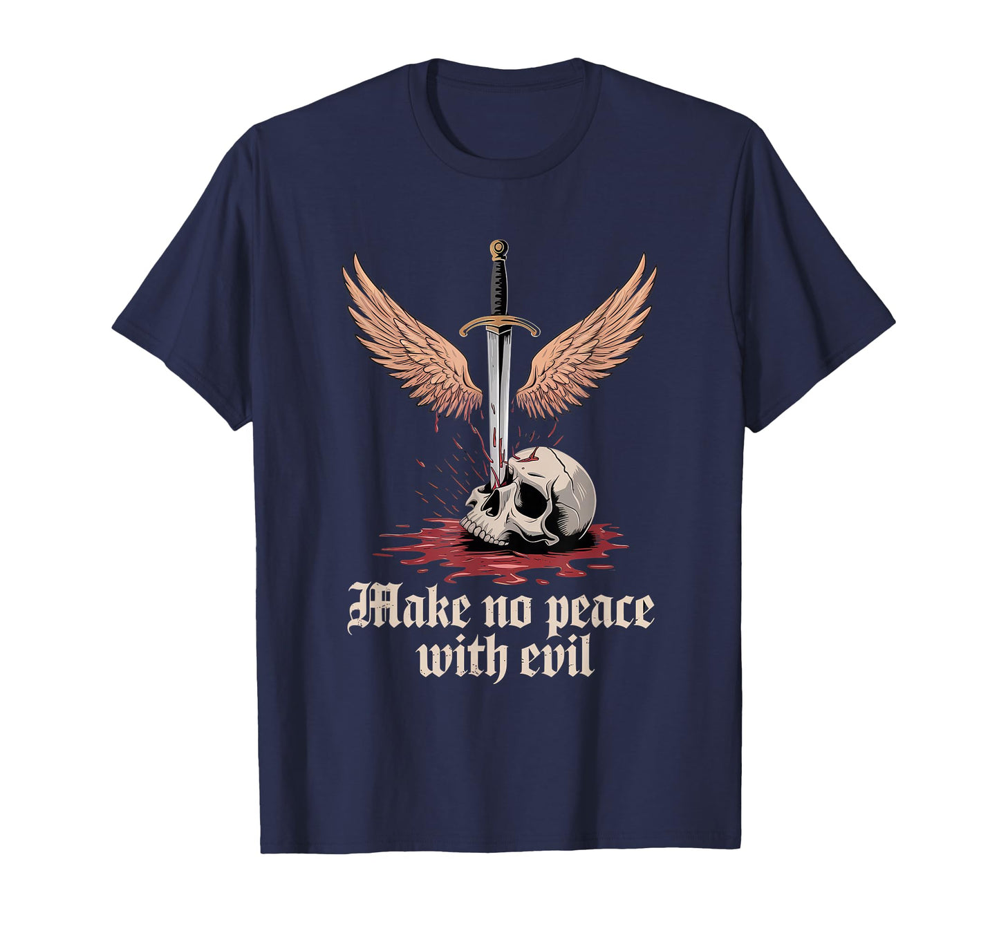 Make No Peace with Evil Tshirt Archangel Michael Jesus God T-Shirt