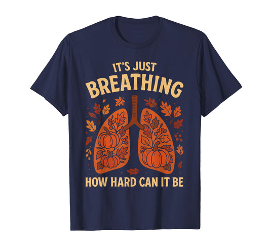 Respiratory Therapist Fall Lung Thanksgiving Pulmonologist T-Shirt