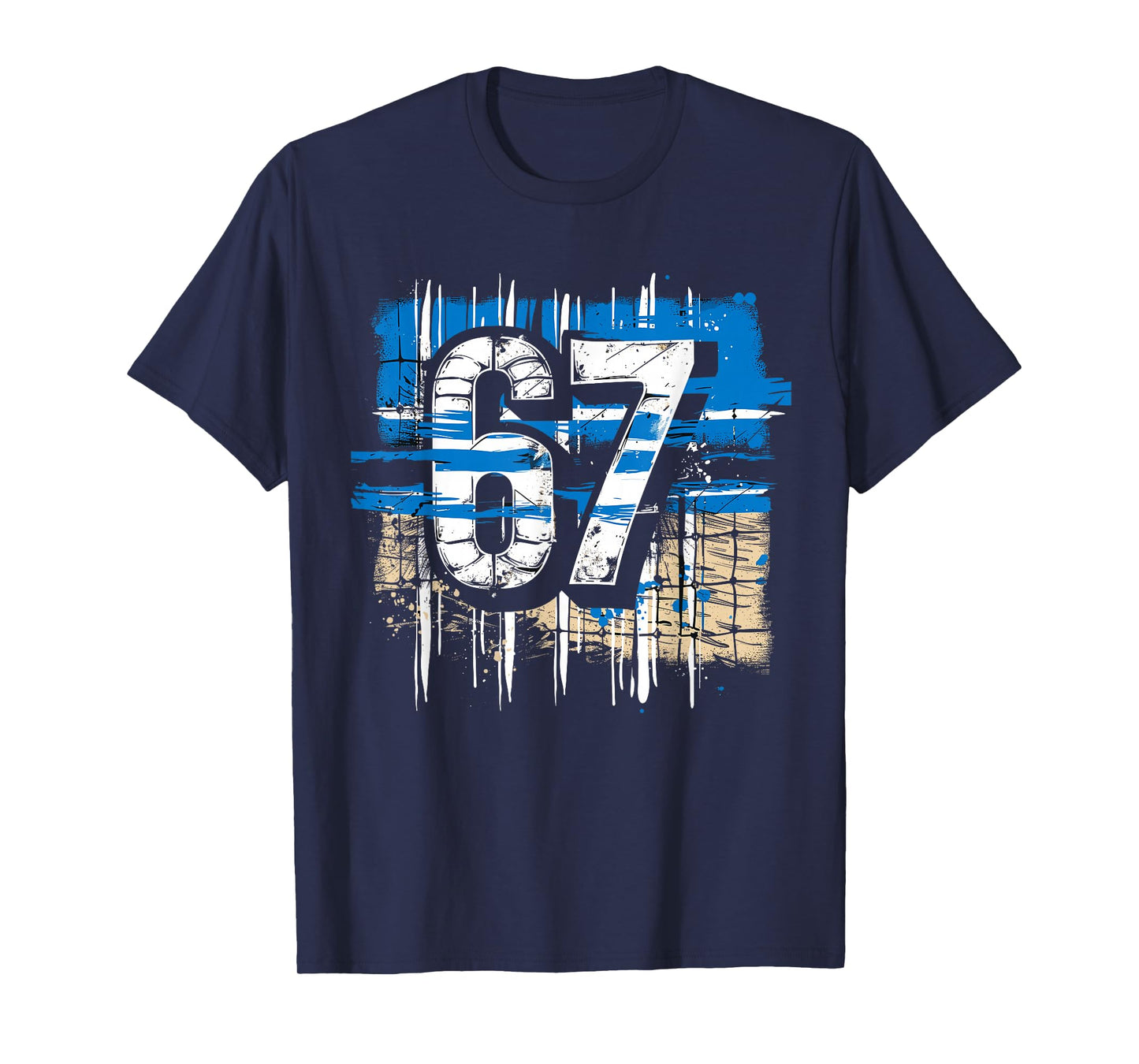 Volleyball 67 Six Seven Alpha Slang 6 7 Meme Kids Teachers T-Shirt