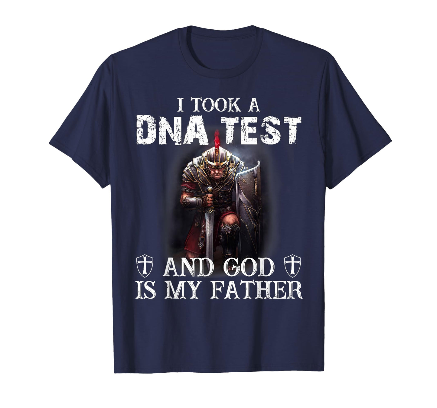 Knight Templar Christian Warrior DNA God is My Father T-Shirt