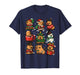 Christmas Capybara Funny Cappy Xmas Family Capybaras Winter T-Shirt