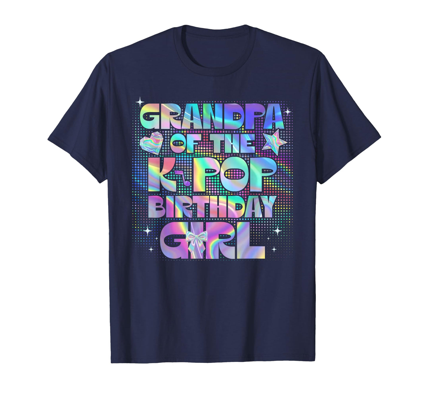 Grandpa of The K-Pop Birthday Girls Korean Music Lovers T-Shirt