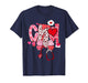 Happy Valentine CNA Nurse Coquette Bow Heart Girl Women T-Shirt