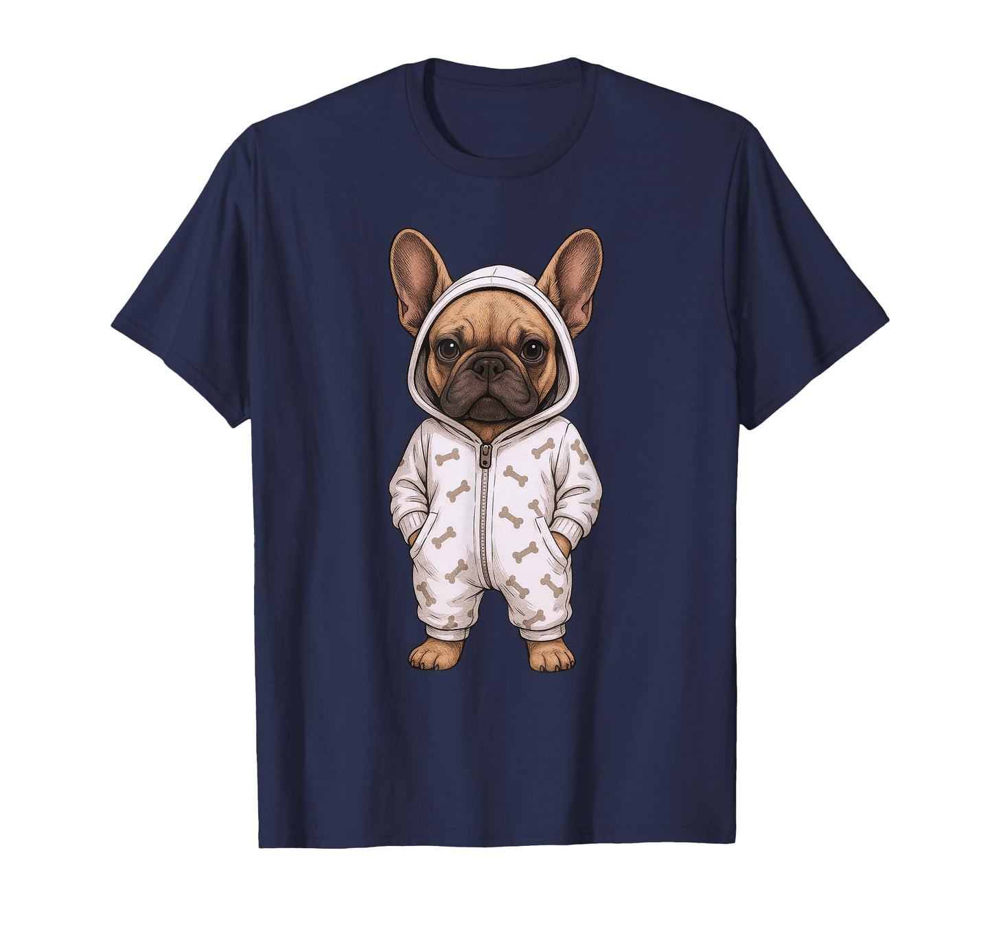 French Bulldog Sleepy Frenchie Lover Women Men Kids T-Shirt