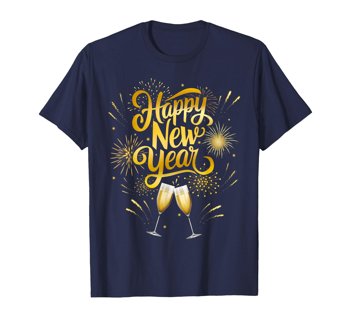 New Years Eve Party Supplies 2026 Happy New Year Fireworks T-Shirt