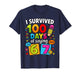 I Survived 100 Days of 67 100th Day of School Kids Teacher T-Shirt