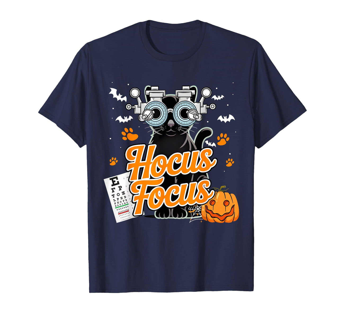 Hocus Focus Optometry Shirt Halloween Optometrist Eye Doctor T-Shirt