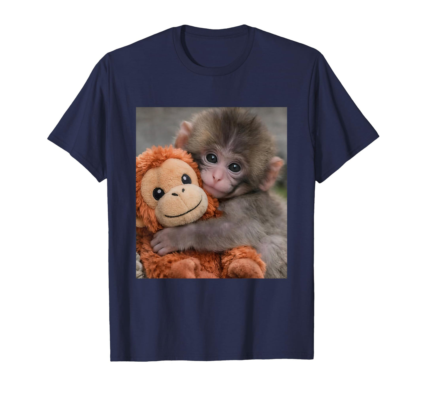 Cute Baby Monkey Punch T-Shirt