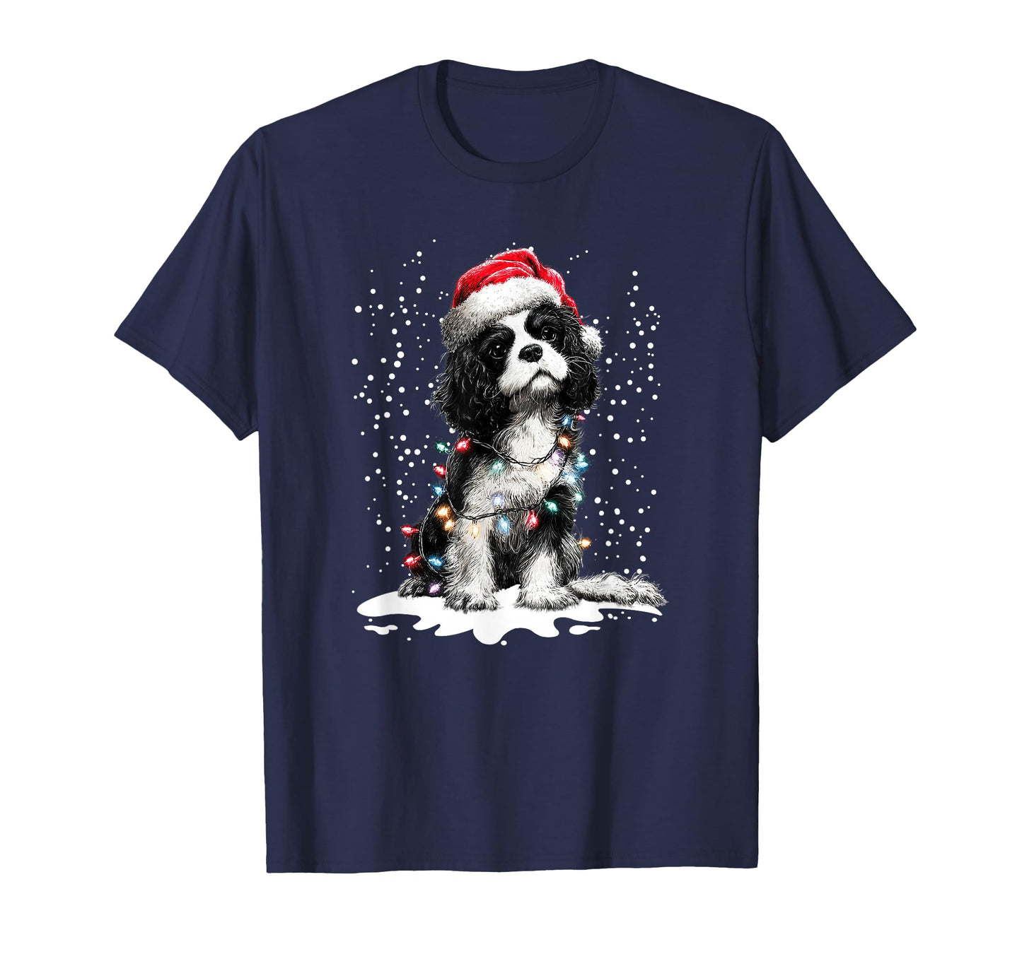 Dog Xmas Favorite Cavalier King Charles Spaniel Christmas T-Shirt