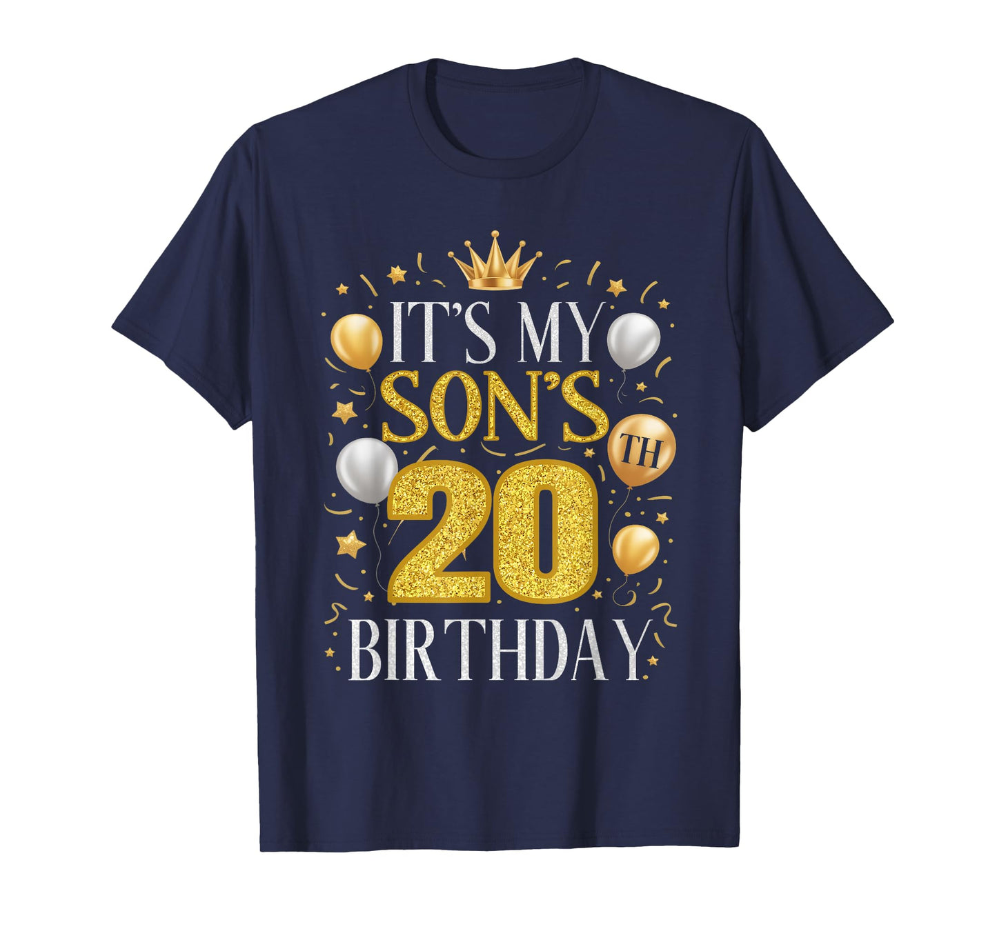 It's My Son's 20th Birthday Gifts 20 Year Old Birthday Party T-Shirt