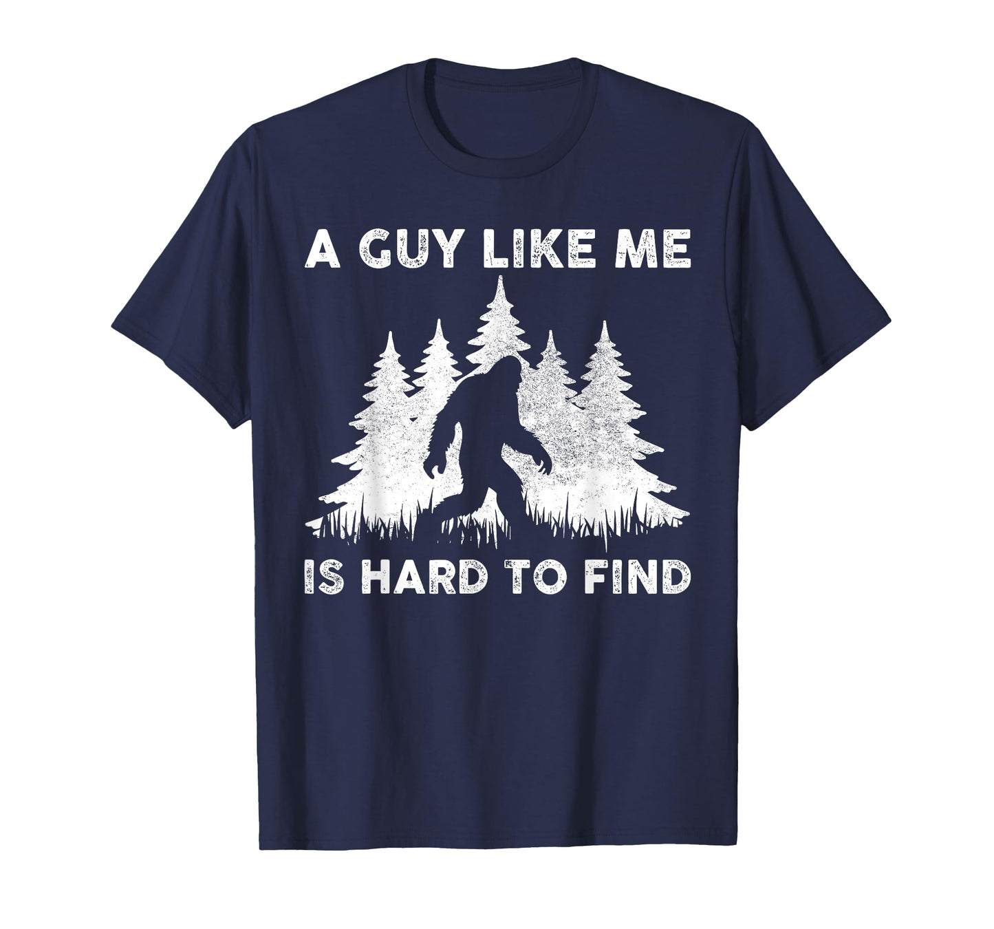A Guy Like Me is Hard to Fight Retro Bigfoot Men Boy T-Shirt