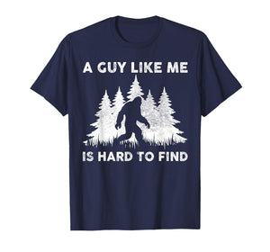 A Guy Like Me is Hard to Fight Retro Bigfoot Men Boy T-Shirt