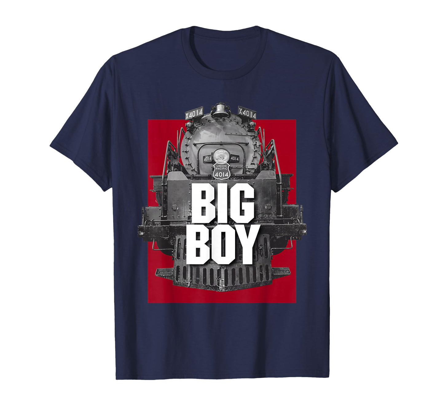 Big Boy 4014 Classic Steam Engine Retro Locomotive Railroad T-Shirt