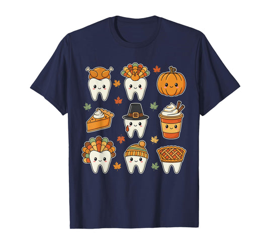 Thanksgiving Dental Shirt for Dentists, Fall Dental Squad T-Shirt
