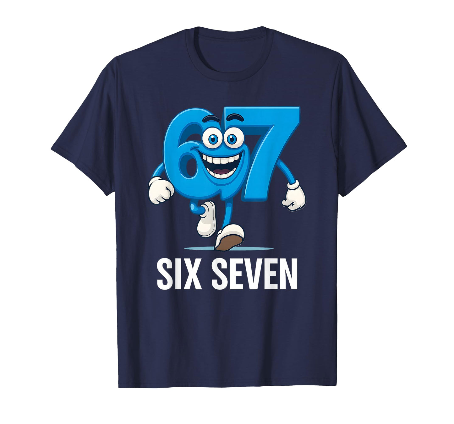 67 Six Seven Funny Italian Brainrot Kids Gaming Viral Meme T-Shirt
