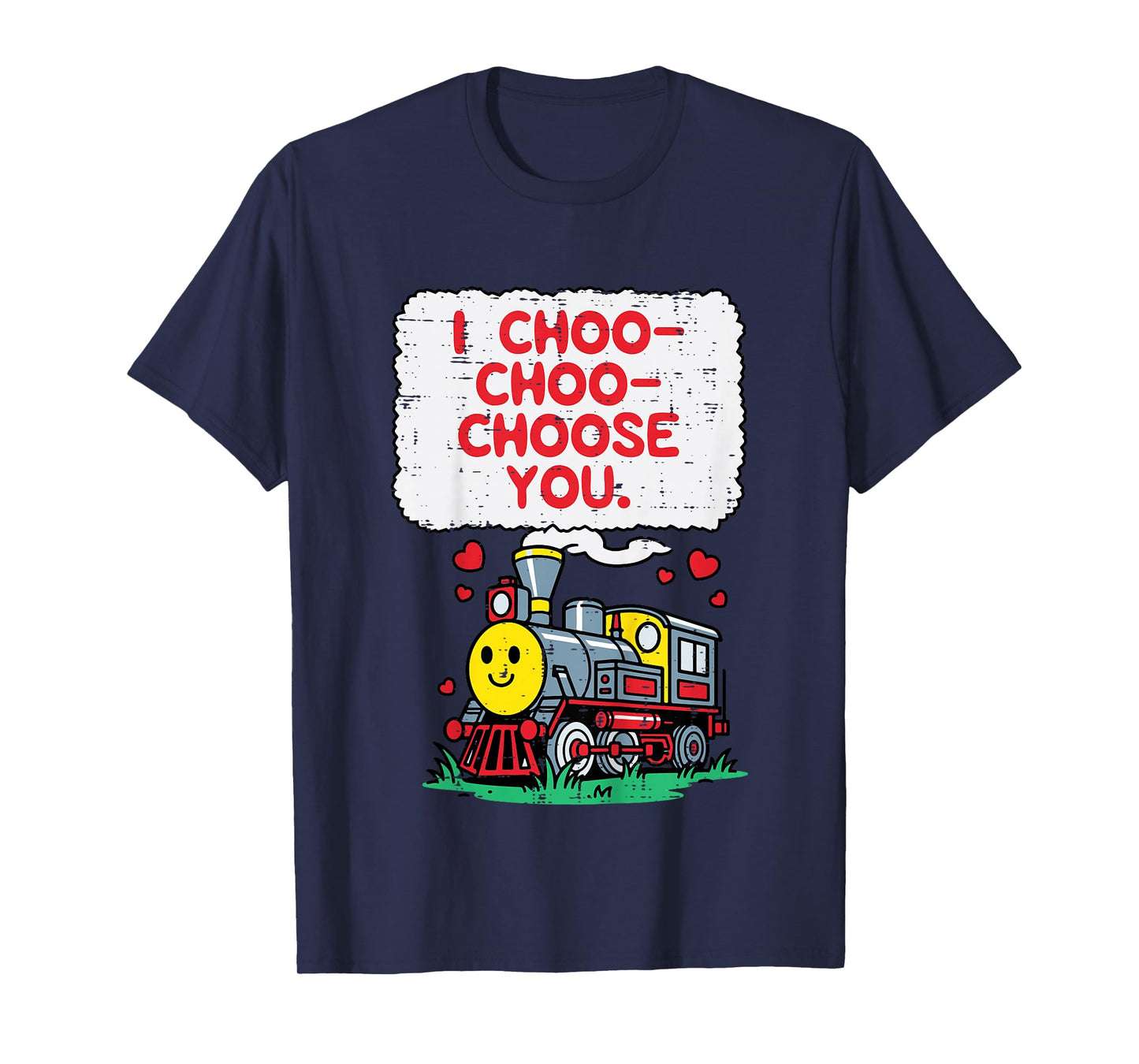 Kids Valentines Day Train I Choo Choose You Boys Kids Toddler T-Shirt