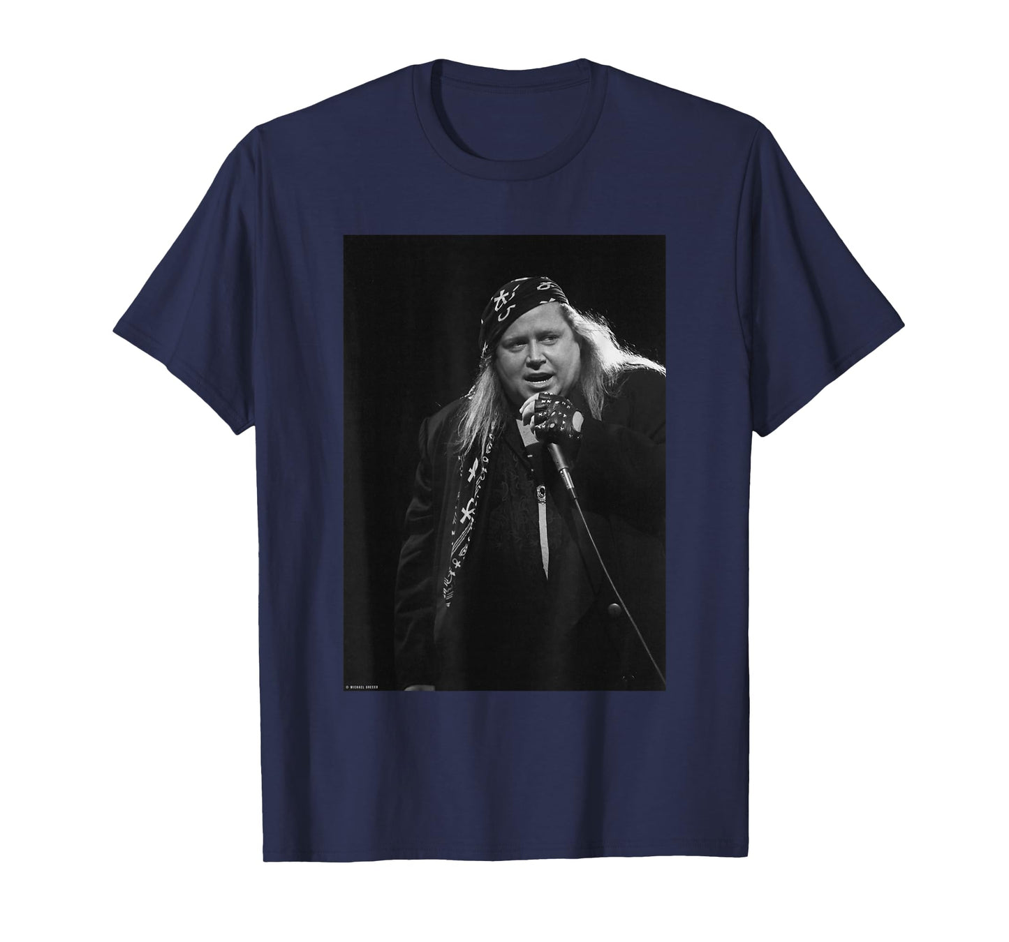Sam Kinison Comedy Hero at Malibu Home by Michael Grecco T-Shirt