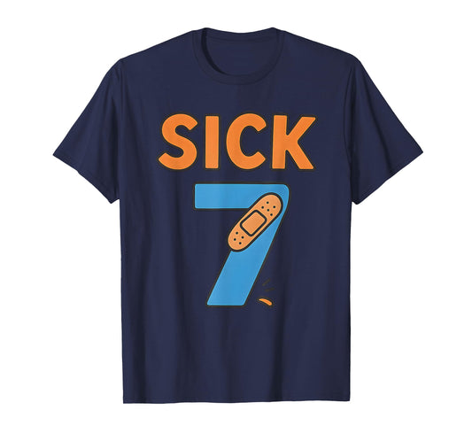 Sick Seven Meme Tee Six Seven Fun Wordplay T-Shirt