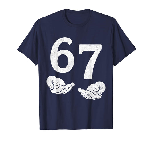 Fun Six Seven 6 7 Funny 67 Gen Alpha Slang 6-7 Meme School T-Shirt