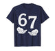 Fun Six Seven 6 7 Funny 67 Gen Alpha Slang 6-7 Meme School T-Shirt