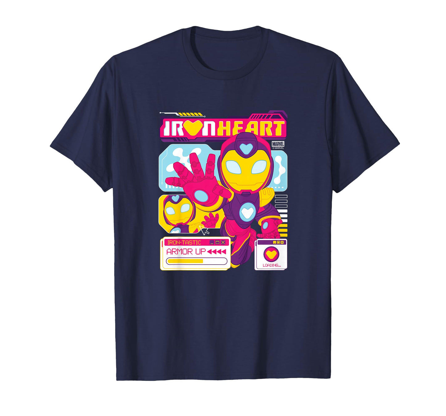 Spidey and His Amazing Friends- Ironheart Y2K T-Shirt