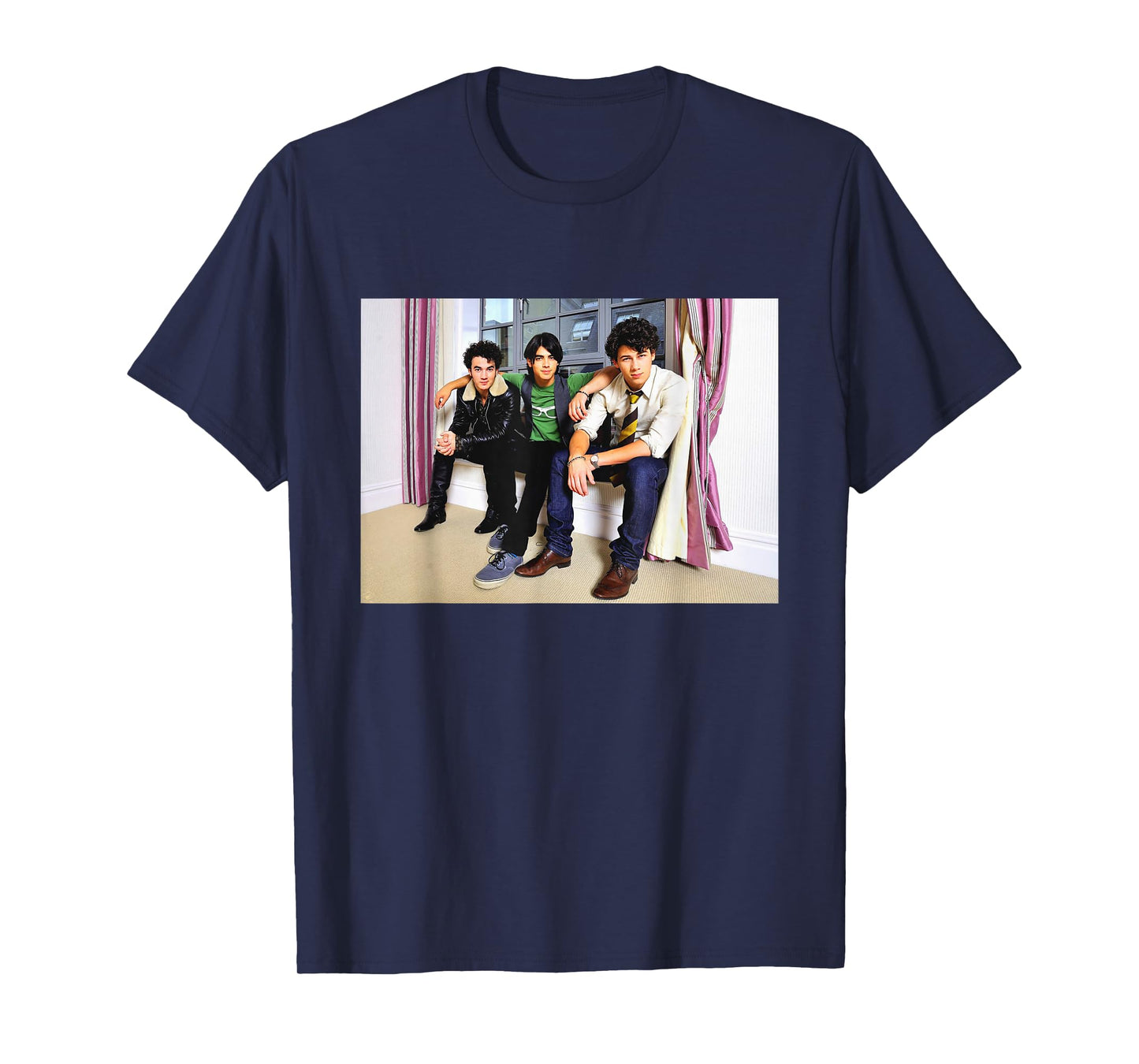 The Jonas Brothers in London Promoting Camp Rock T-Shirt