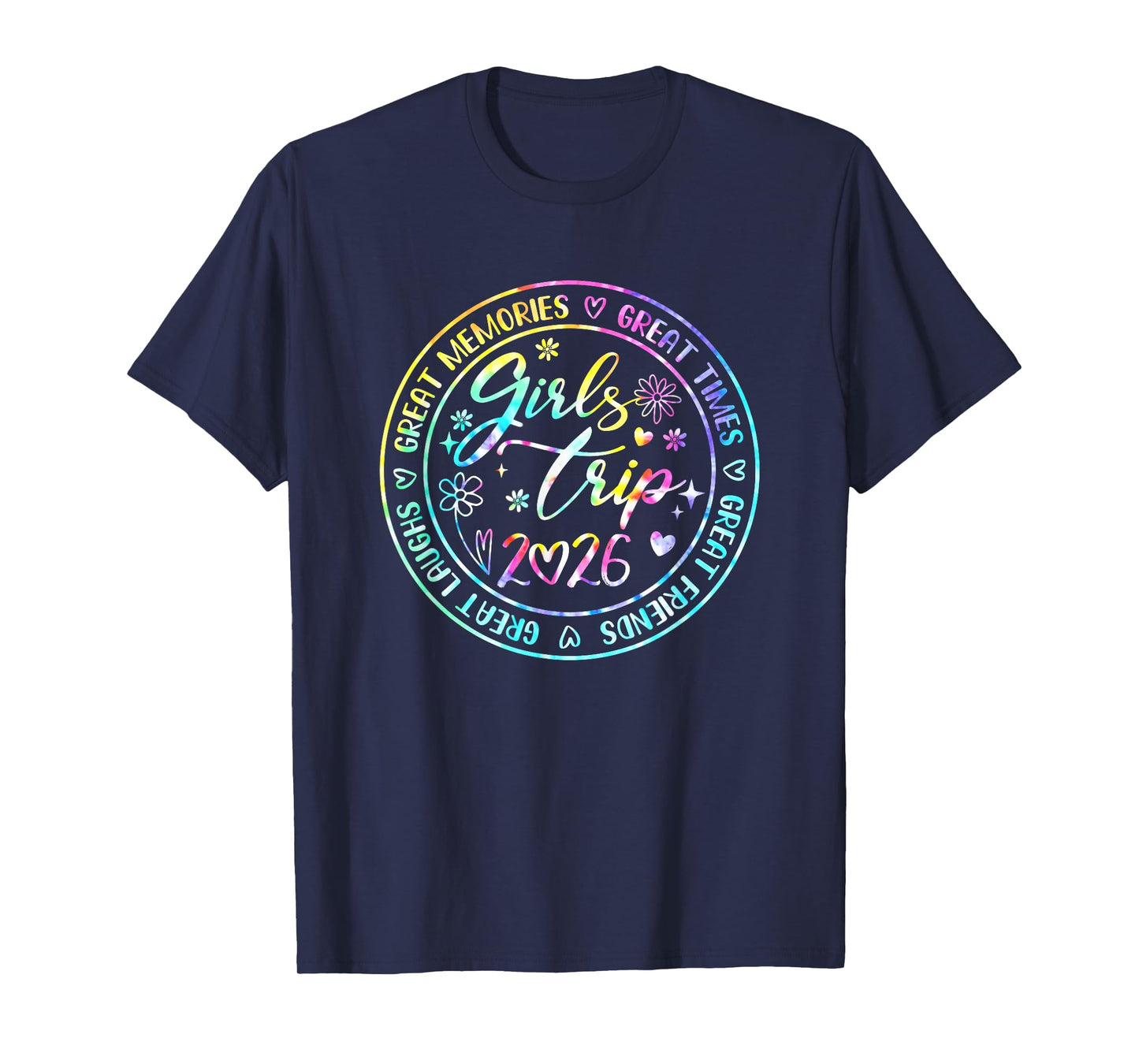 Girls Trip 2026 Womens Weekend Vacation Matching Besties T-Shirt