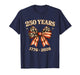 250th Anniversary USA Patriotic Red White and Blue 4th July T-Shirt
