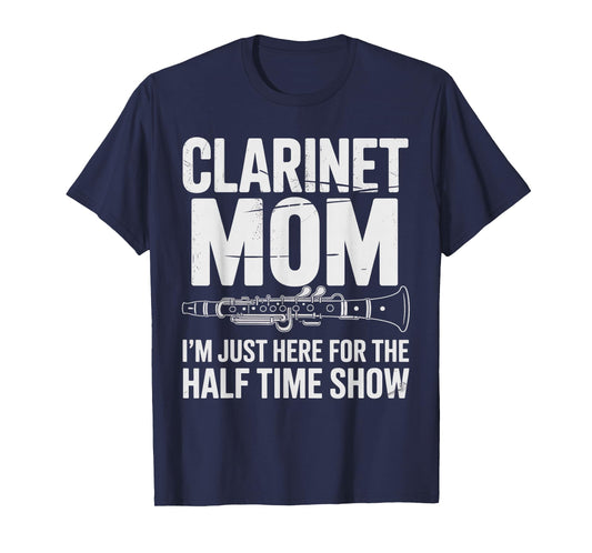 Clarinet Mom Marching Band Clarinetist Musician Clarinet T-Shirt