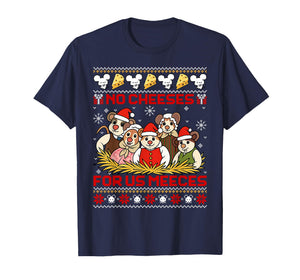 No Cheeses for Us Meeces Vintage Christmas Ugly Sweater T-Shirt