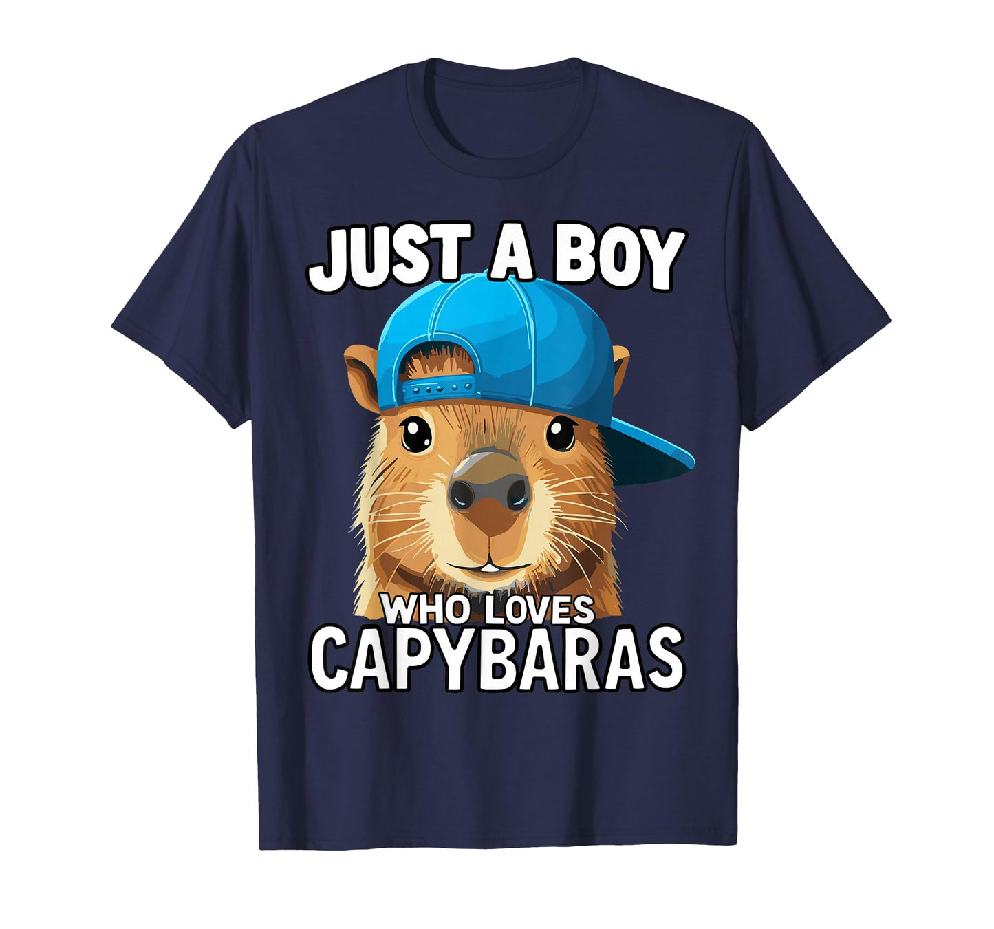 Just A Boy Who Loves Capybaras T-Shirt