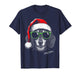 Dachshund Christmas Wiener Dog Santa Hat Weenie Woofy Dogmas T-Shirt