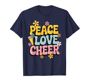 Funny Cheerleading Art for Men Women Kids Cheerleader Cheer T-Shirt