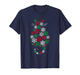 Cat Christmas Minimalist Men Women Kids Funny Cat T-Shirt