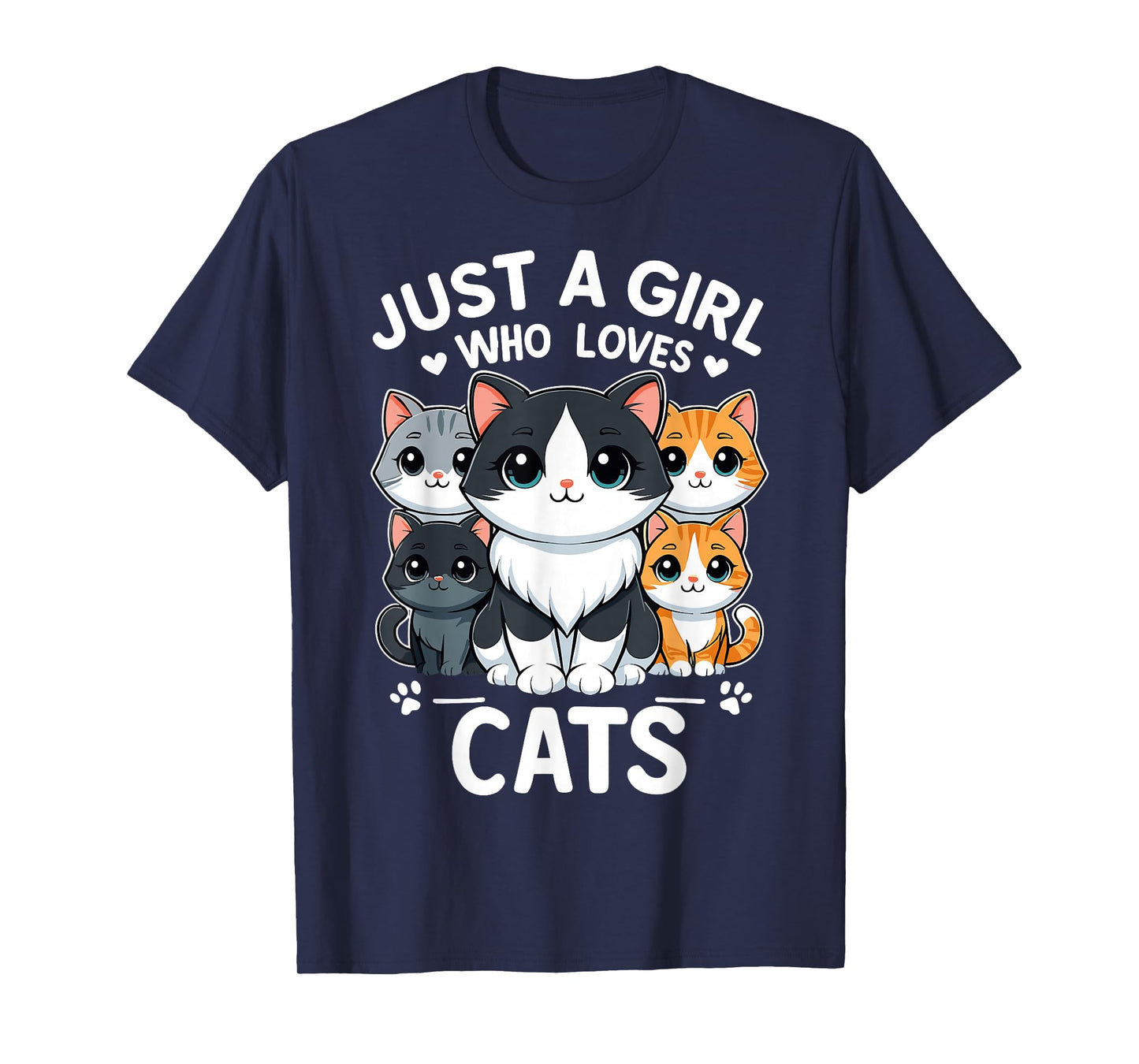 Just A Girl Who Loves Cats T-Shirt