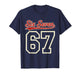 Vintage Six Seven 67 Meme Retro 6 7 Number T-Shirt