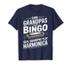 Funny Harmonica Design for Grandpa Men Music Harmonica Lover T-Shirt