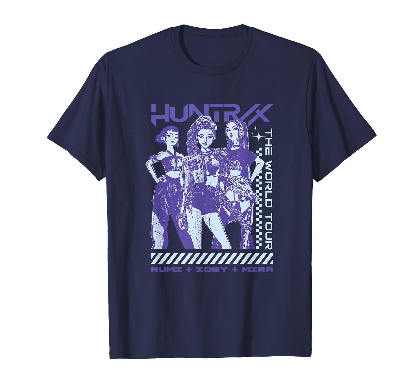 Kpop Demon Hunters The World Tour Officially Licensed T-Shirt