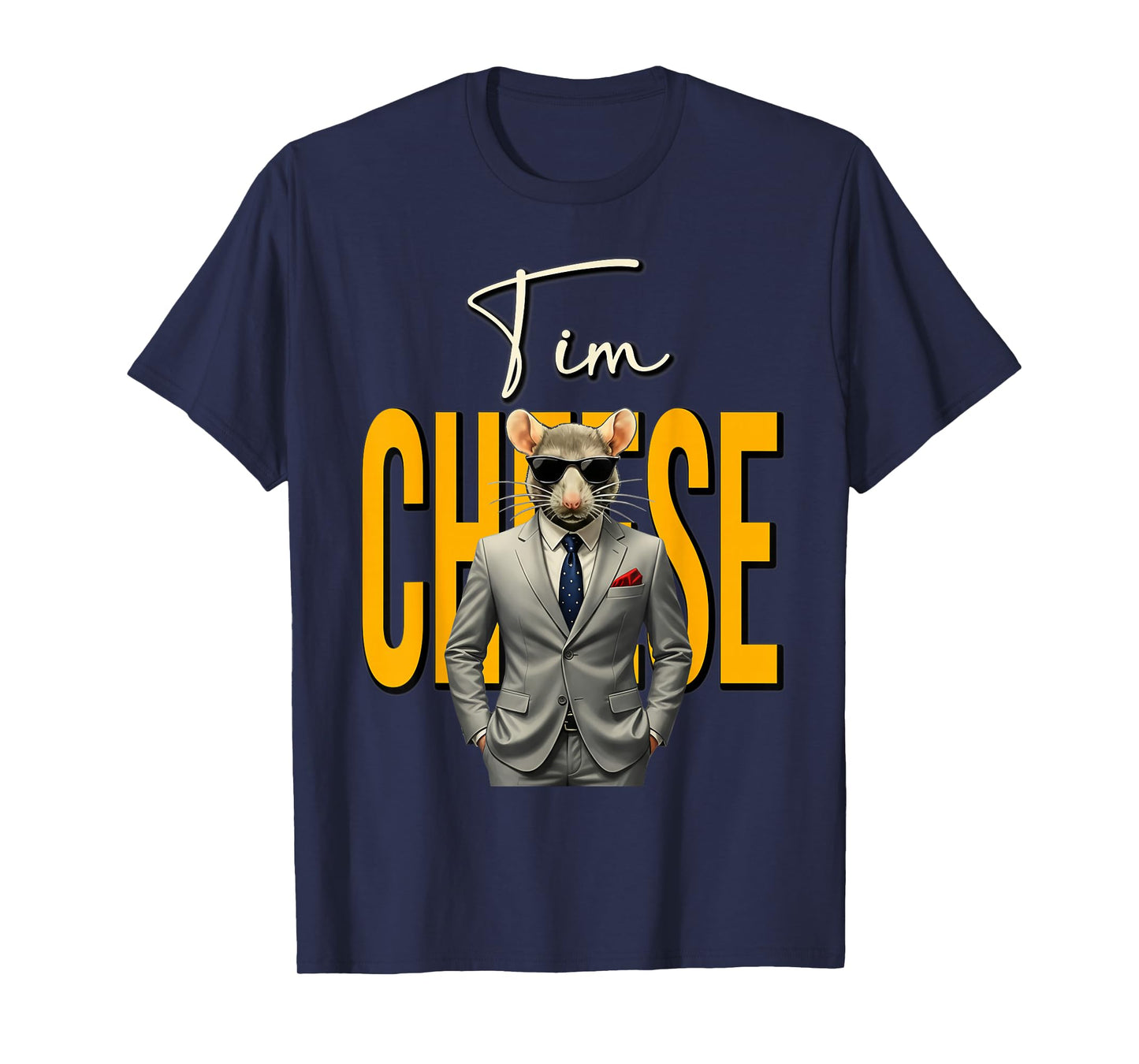 Tim Cheese - Funny Secret Agent Mouse Brainrot Kids Gaming T-Shirt