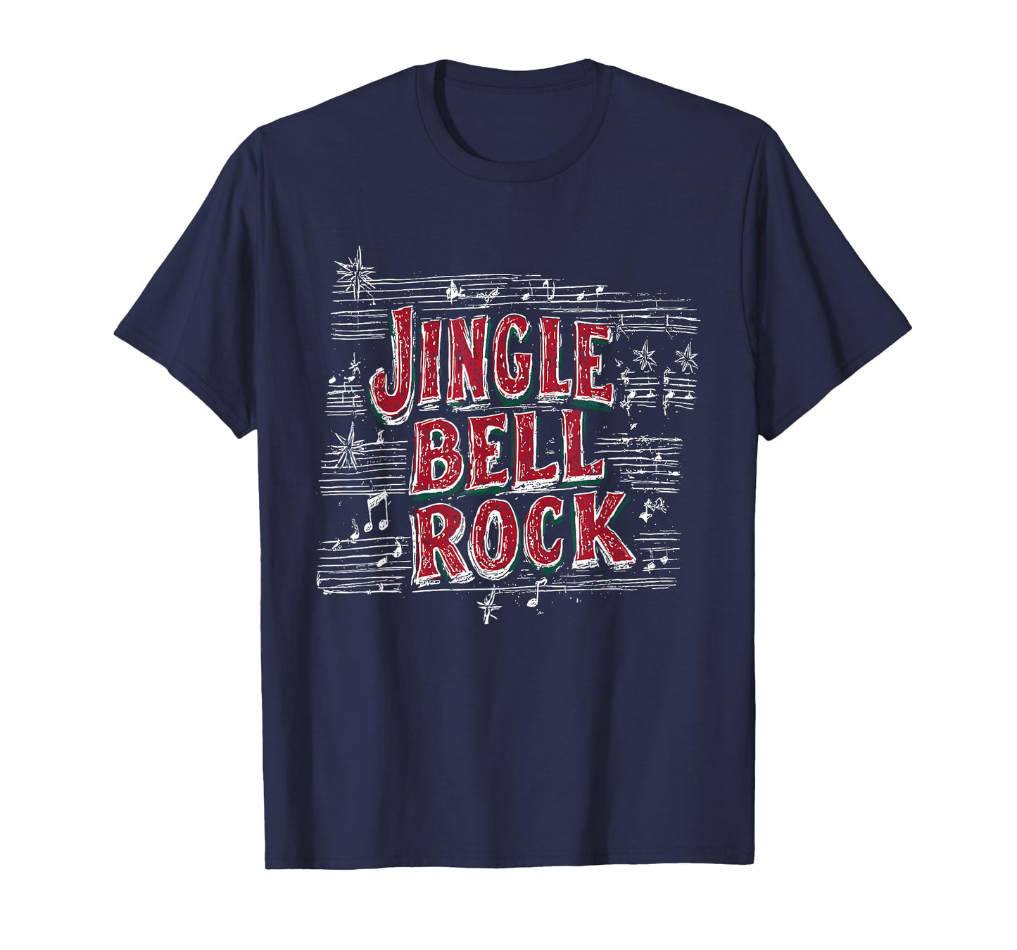 Jingle Bell Rock Christmas Music Band Xmas Party Pajama T-Shirt