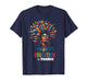 Education is Freedom Black Teacher Books Black History Month T-Shirt